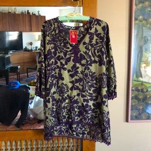 Johnny Was Flowy Blouse